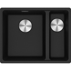 Мийка кухонна Franke Maris, фраграніт, прямокутник, без крила, 553х433х200мм, чаша - 1.5, під стільницю, MRG 160, онікс (1250701782)