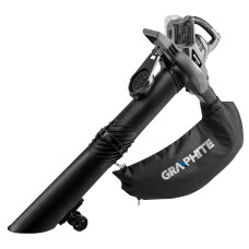 Graphite Повітродув-пилосос садовий акумуляторний Energy+ 36В 200км/год мішок 35л 3.9кг без АКБ та ЗП (58G036)