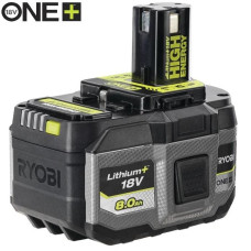 Акумулятор Ryobi ONE+ RB1880T High Energy Lithium+ 18В 8А·год 1.3кг (5133006264)