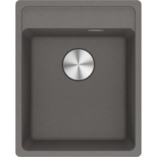 Мийка кухонна Franke Maris, фраграніт, прямокутник, без крила, 410х510х200мм, чаша - 1, врізна, MRG 610-72 TL, сірий камінь (1140668862)