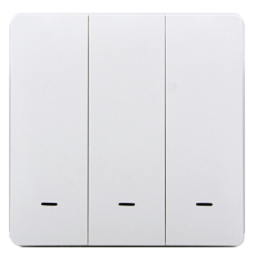 Tervix 438111 Розумний клавішний вимикач Pro Line ZigBee Push Switch (3 клавіші), без нуля (438111)