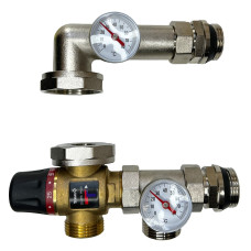 521422 Змішувальний вузол 1" для теплої підлоги Tervix Mixset з термост. клапаном TMV без насосу (521422)