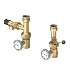 Meibes Монтажний комплект Ду32 (без насосу) з запоб. кл. для підкл. каскадної системи до настінного котла (M66362.36)