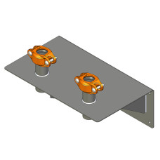 Meibes Консоль для монтажа окремо стоячої насосної групи FL-UK/FL-MK DN 50 Victaulic на стіні, в зборі (M16335.72)
