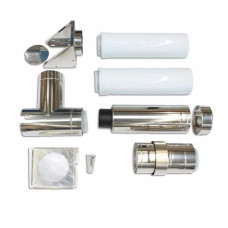 VAILLANT Концентричне підключення до димоходу на фасаді 110/160, нержавіюча сталь, РР (0020106375)