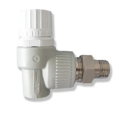 Wavin Вентиль радіаторний термостатичний кутовий 20x1/2" (SVER020RXX)