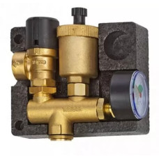 Група безпеки котла 85кВт 3бар 1/2" в ізоляції (66065)