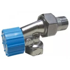 Кутовий осьової термостатичний клапан з різьб. підключенням термоголовки, розмір 1/2 " (R415HX003)