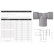 Ostendorf Відвід сифонний подвійний DN 40/50/40 (172970-05)