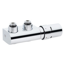 Danfoss Двоточковий приєднув. ел. VHX-DUO кутовий (хром) (013G4379)