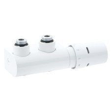 Danfoss Двоточковий приєднув. ел. VHX-DUO кутовий (білий) (013G4381)