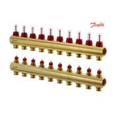 Колектор FHF 10+10, з витратомірами (088U0530)