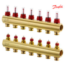 Колектор FHF 7+7, з витратомірами (088U0527)