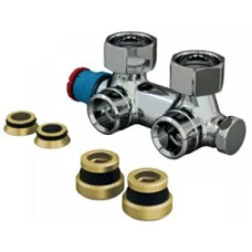 Вузол нижнього підключення кутовий термостатичний, хромований полірований, розмір 3/4 "F x 3/4" E (T386TX013)