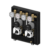 Meibes Насосна група KOMBIMIX з GRUNDFOS UPM3S AUTO 15-60, 2 змішувальних контури, з сервомоторами, DN20 (MEIH-26101.43)