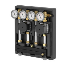Meibes Насосна група KOMBIMIX з GRUNDFOS UPM3S AUTO 15-60, 2 прямих контури, DN20 (MEIH-26103.43)