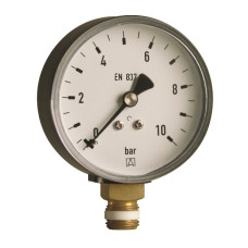 63123 манометр AFRISO  RF 50 0-10 бар 1/4" рад.