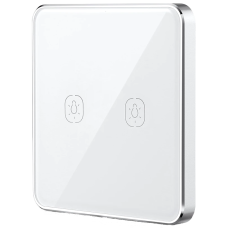 Tervix 433031 Розумна сенсорна кнопка-вимикач Pro Line ZigBee Touch Switch (2 клавіші), на батар. (433031)