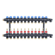 AFRISO 81272 Колектор ProCalida EF1 K 12 контурів, G1", 0,2-1,6 л/хв