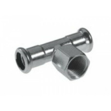 KAN-therm Трійник 22×Rp¾×22 press Steel (6240621)