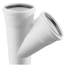 REHAU Трійник RAUPIANO PLUS 125/125 45° (120584001)