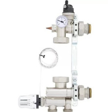 521211 Змішувальний вузол Tervix Pro Line для теплої підлоги без насосу, з термоголовкою (521211)