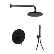 Душова система Paffoni Light KIT LIG 015 NO чорний (KITLIG015NO)