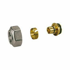 З'єднання різьбове для підключення труб 16х2 х 3/4", універсальне (R179EX024)