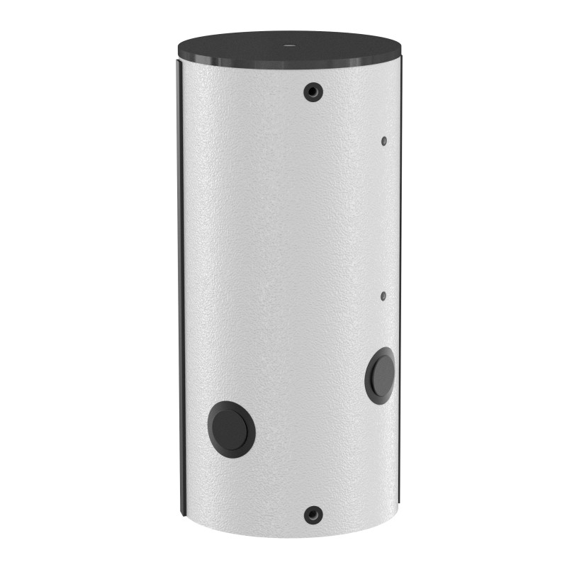 Flamco Накопичувальна емальована ємність ГВП DWH 3000 без змійовиків з вбудованим фланцем (білий) (17365)