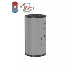 Flamco Бойлер непрямого нагріву з нержавіючої сталі Duo HLS-E 1000 срібний (з одним гладкотрубним т/ (19912)