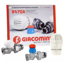 Комплект термостатичний з зовн. різьб., розмір 3/8 "x 16 - прям. (R470AX012)