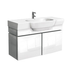 VARIUS шкафчик под умывальник 75,8*52,6*36,2 см для комплектации с умывальником К31980 белый глянец (пол.), KOLO Польша (89071-000)