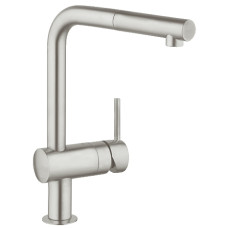 Minta Змішувач для раковини, одноважiльний (суперсталь), GROHE (32168DC0)