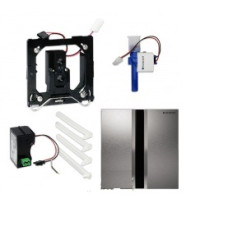 HYTOUCH SQUARE система електронного керування змиванням пісуара, живлення від мережі, захисна панель типу 50, хромований, матовий, GEBERIT (116.026.GH.1)