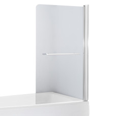 Штора на ванну 80х150, скло прозоре, права, EGER (599-02R)