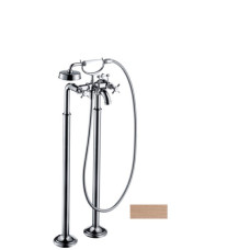 Axor Montreux Змішувач для ванни, двохвентильний, монтаж на підлогу, кол. шліф. червоне золото, AXOR (16547310)