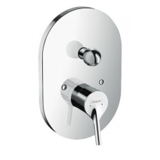 Talis S Змішувач для ванни, одноважiльний, прихований монтаж, хром, HANSGROHE (72407000)