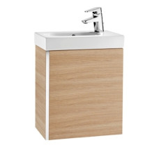 ROCA MINI тумба 450*250*575мм, з умивальником, колiр дуб, (A855873155)