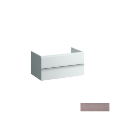 CASE шкафчик 79*52*32/45см, с 2мя выдвижными ящичками, с сифоном, открытый сверху и с тыла, цвет светлый дуб, LAUFEN (H4052230755191)