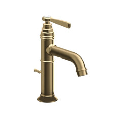 Axor Montreuxь Змiшувач для раковини 100 одноважiльний зi зливним гарнiтуром, колiр покриття шлiфована бронза, AXOR (16515140)