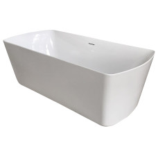 Ванна 180*85*61см, окремостояча, з сифоном, VOLLE (12-22-804)