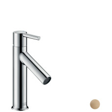 Axor Starck Змiшувач для раковини 100, одноважiльний, зi зливним гарнiтуром, колiр покриття шлiфована бронза, AXOR (10001140)