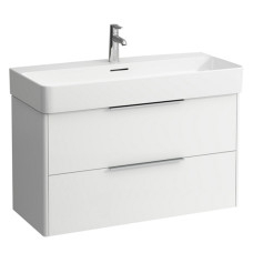 BASE тумба 95см, пiд раковину, з 2ма ящиками, бiлий глянець, LAUFEN (H4024121102611)