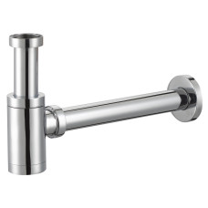 Сифон для раковин та біде циліндричний, латунь, 1 1/4, cromo, VOLLE (90-00-182)