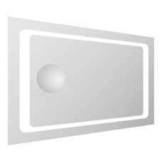 Дзеркало прямокутне 55*80см зі світлодіодним підсвітленням та вбудованім дзеркалом зі збільшенням 3Х, VOLLE (16-55-558)