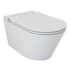 NEMO Rimless унітаз-біде підвісний з електронним управлінням, сидіння Slim slow-closing 595*370*400 мм, VOLLE (13-17-777)