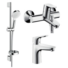 Набір змішувачів для ванни Hansgrohe Focus (31607000+31940000+26553400)