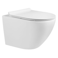 VOLLE AMADEUS M унітаз 48*37*37см підвісний Rimless, сидіння тверде Slim slow-closing, (13-06-055M)