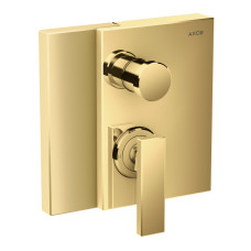 AXOR EDGE змiшувач для ванни, одноважiльний, для прихованого монтажу, полiроване золото, AXOR (46450990)