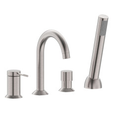 Змішувач для ванни Imprese Brenta, нікель, врізний. (ZMK081906050)